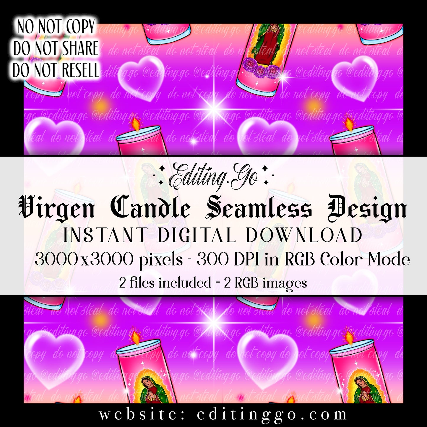 Virgen Candle