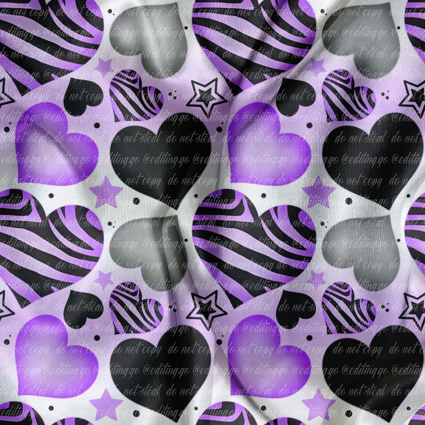 Y2K Zebra Hearts