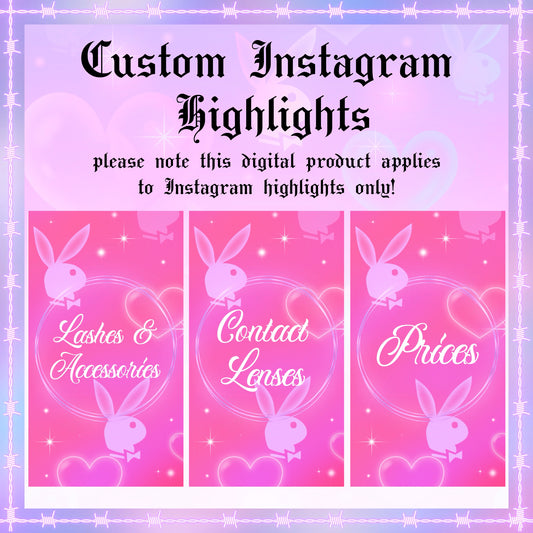 Custom IG Highlights