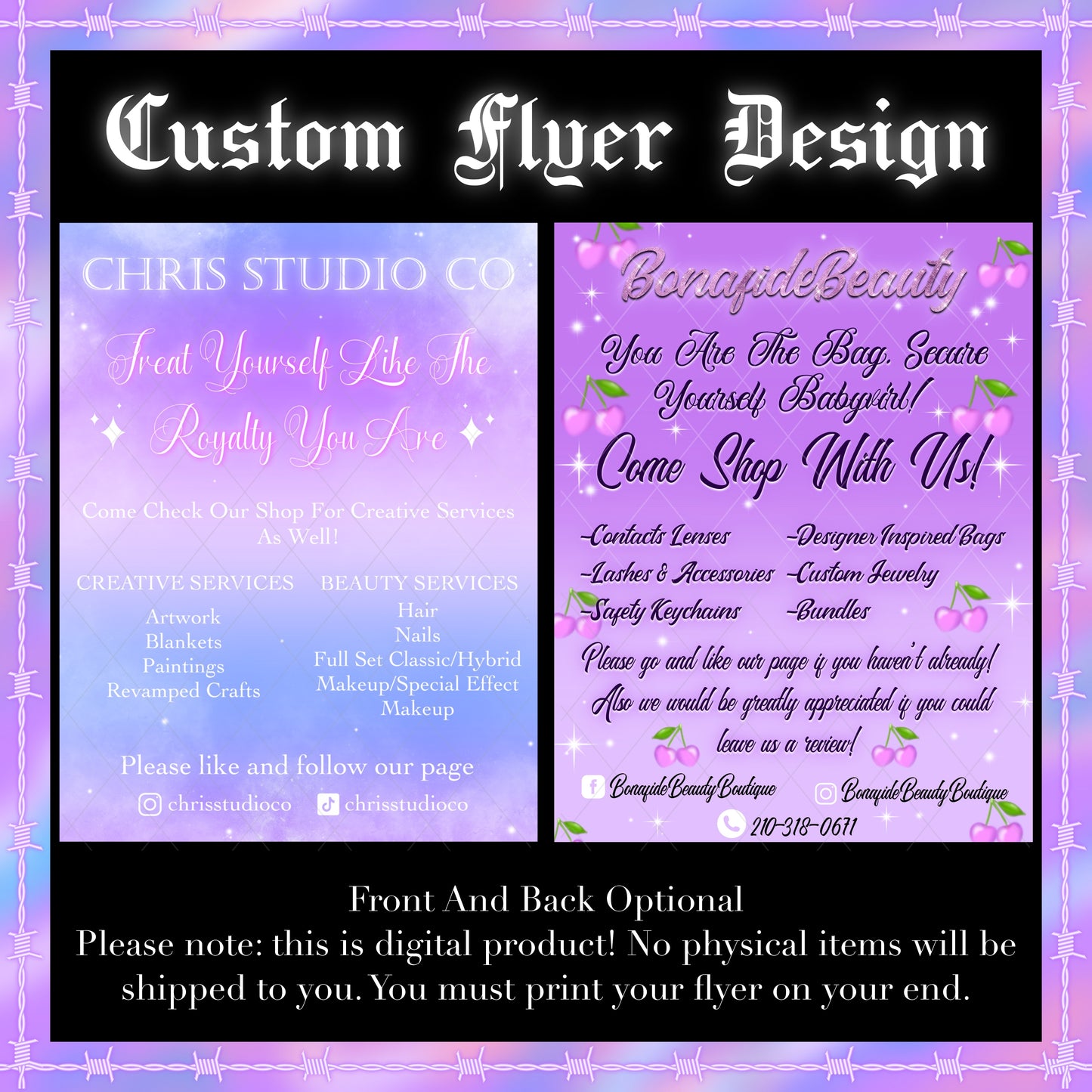 Custom Flyer Design