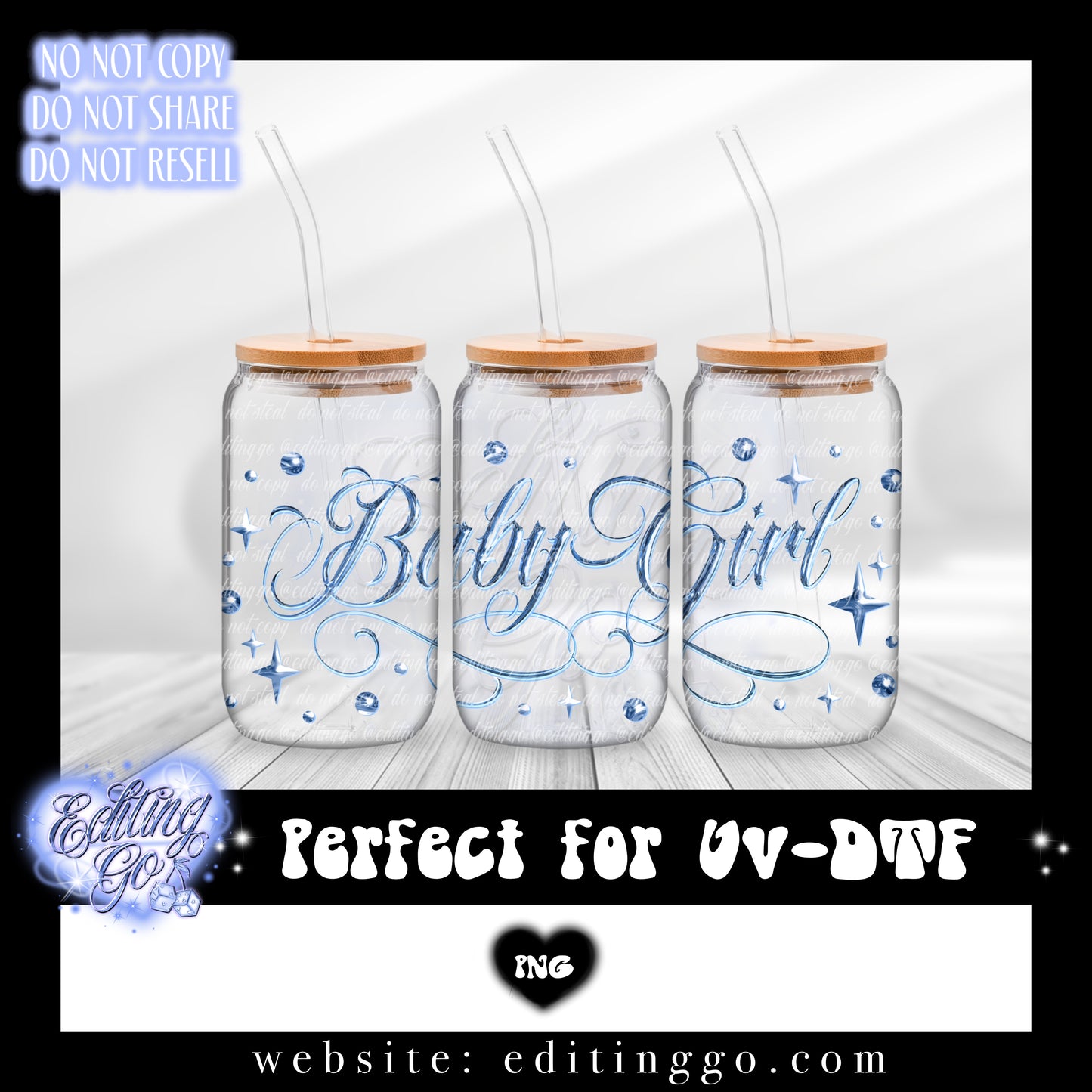 Chrome Babygirl Wrap