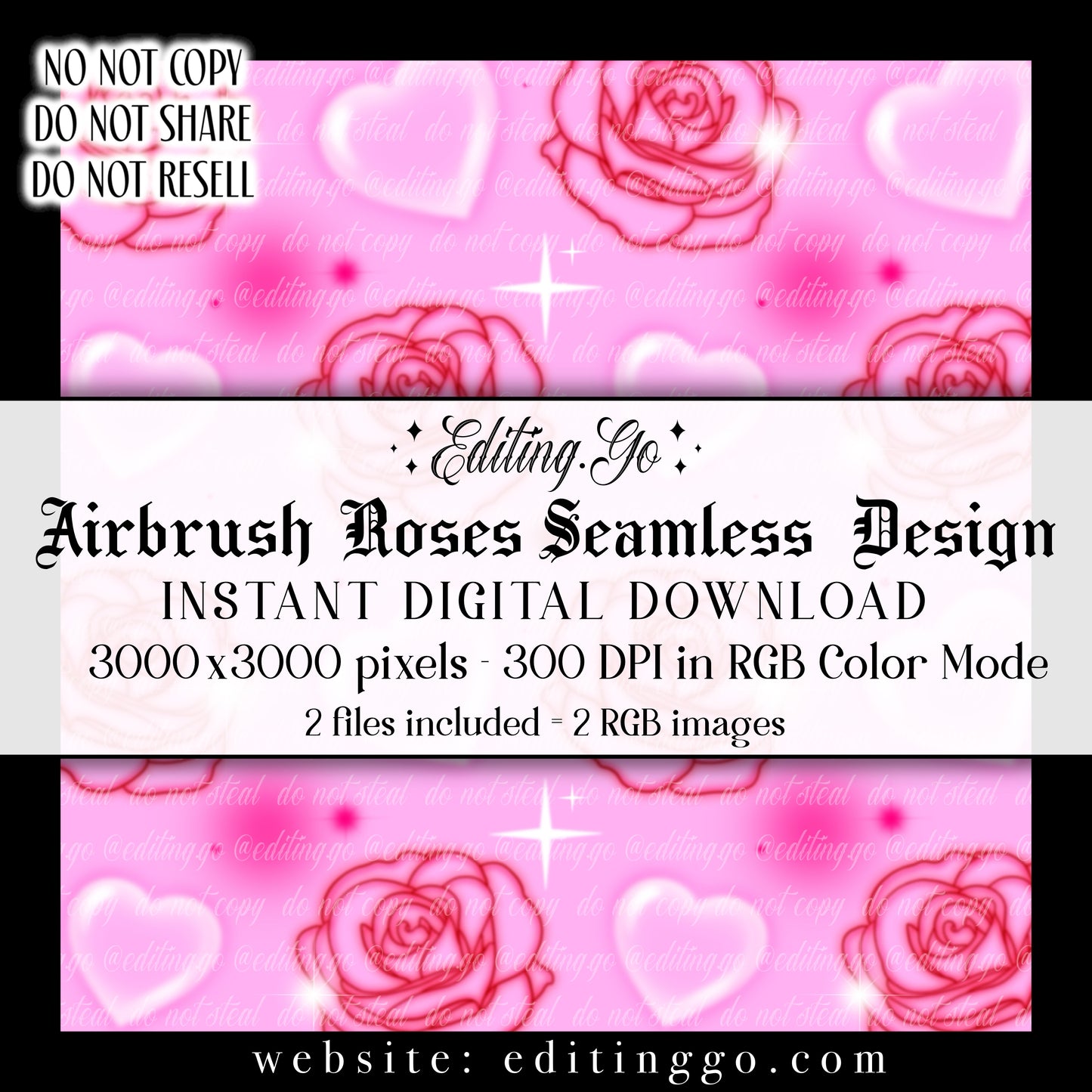 Airbrush Roses