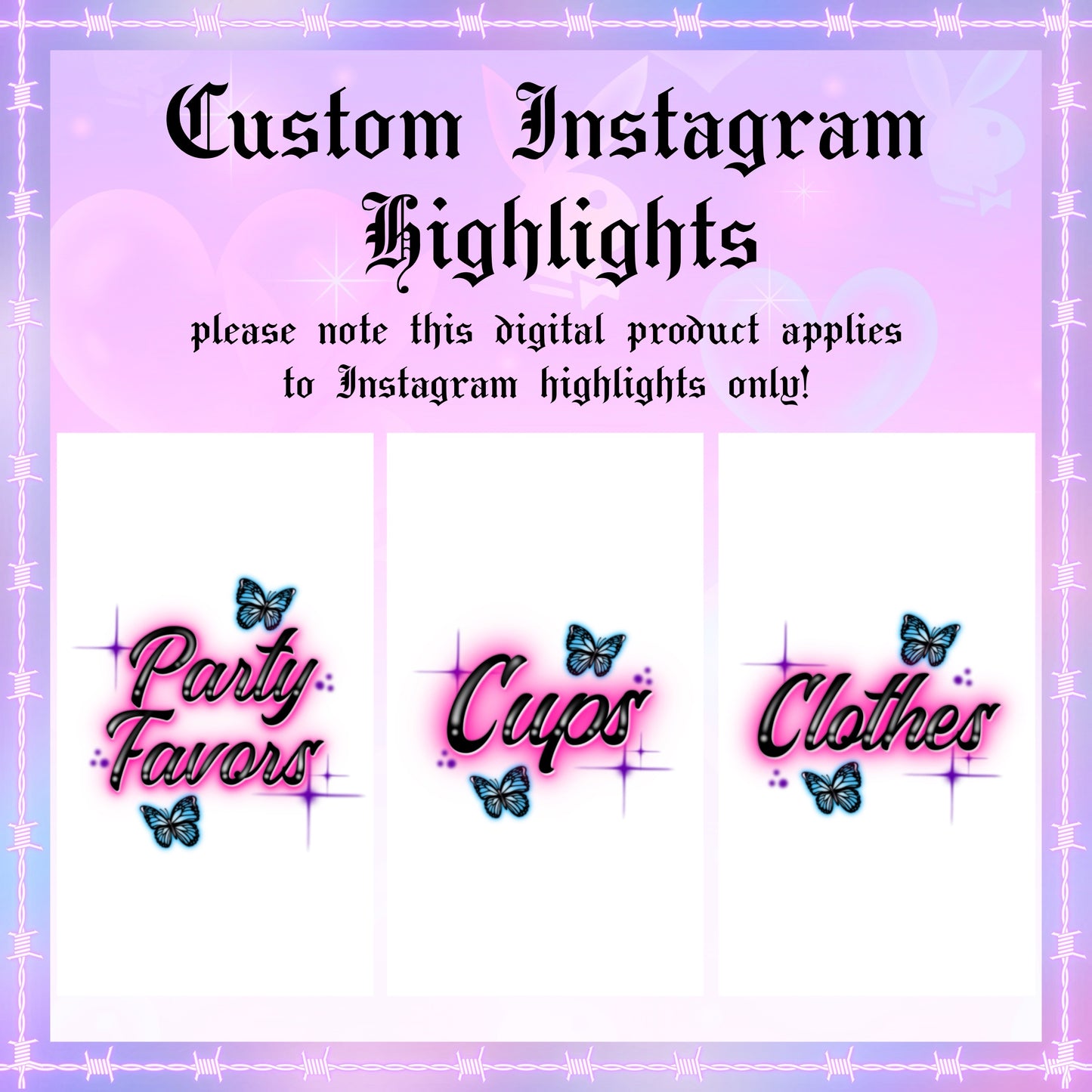 Custom IG Highlights