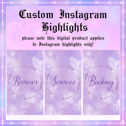 Custom IG Highlights