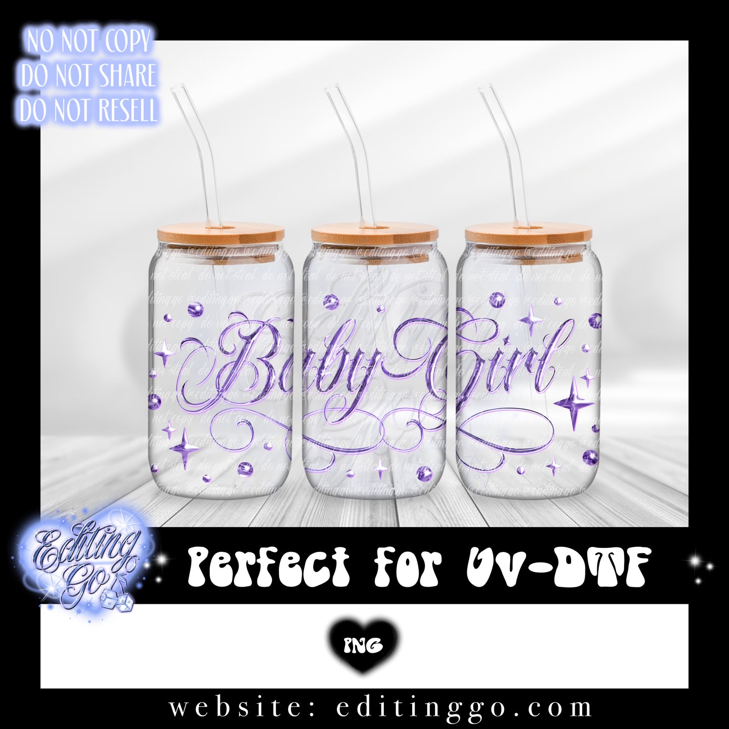Chrome Babygirl Wrap