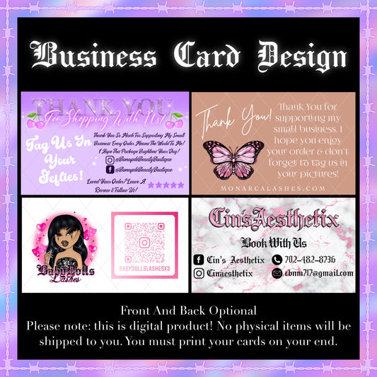 Custom Business Card Design